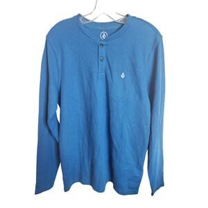 Volcom Thermal Henley, Teal, NWT, Small